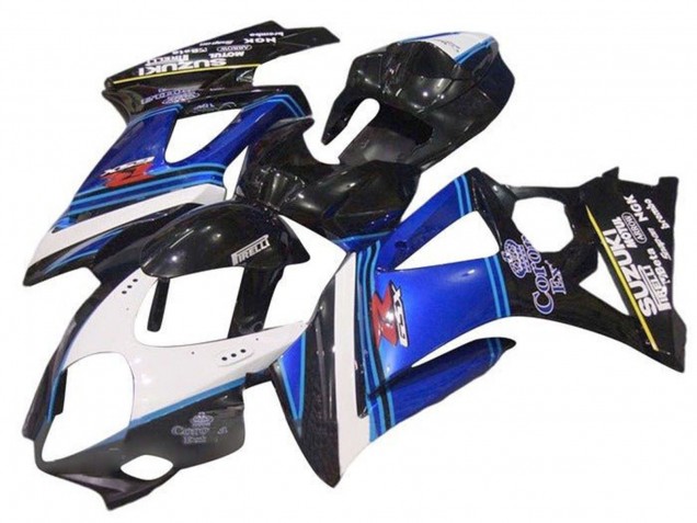 Carena Moto Suzuki GSXR 1000 2007-2008 - Bianco Blu Nero Corona