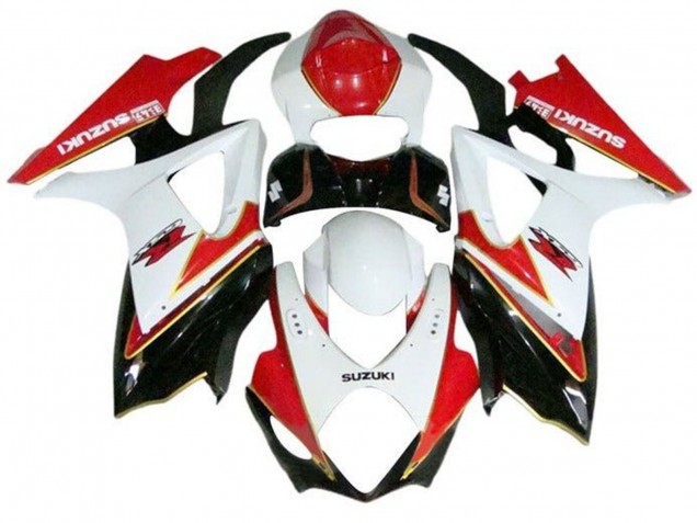 Carena Moto Suzuki GSXR 1000 2007-2008 - Bianco Rosso Oro Nero