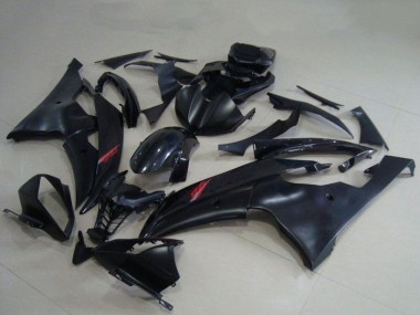 Carena Moto Yamaha YZF R6 2008-2016 - Nero Lucido Nero Opaco