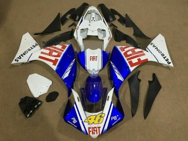 Carena Moto Yamaha YZF 1000 R1 2009-2011 - Bianco Blu Rosso Fiat Petronas