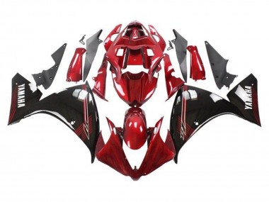 Carena Moto Yamaha YZF 1000 R1 2009-2011 - Rosso Nero Lucido