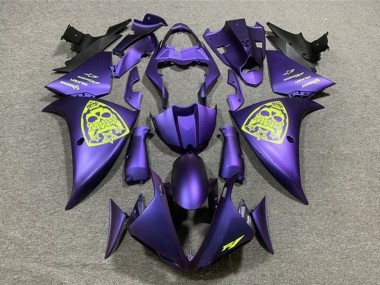 Carena Moto Yamaha YZF 1000 R1 2009-2011 - Viola Neon Giallo