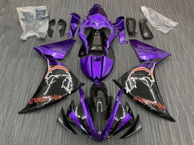 Carena Moto Yamaha YZF 1000 R1 2009-2011 - Viola Nero Rosso Joker