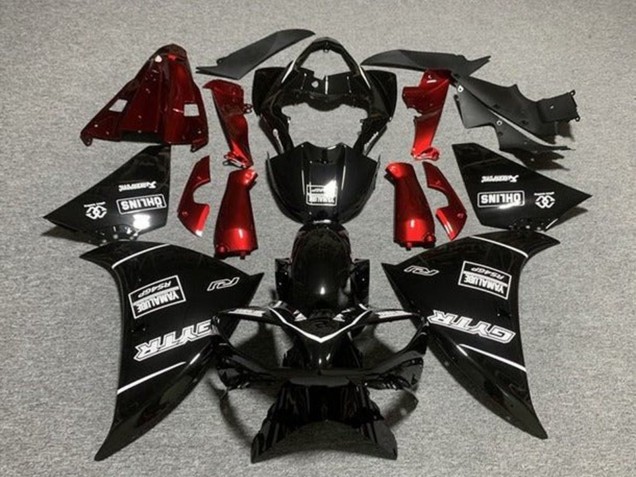 Carena Moto Yamaha YZF 1000 R1 2012-2014 - Nero Lucido Rosso Bianco GYTR Yamalube QHLINS