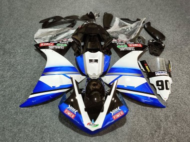Carena Moto Yamaha YZF 1000 R1 2012-2014 - Bianco Blu Nero Fimer Yamalube 90