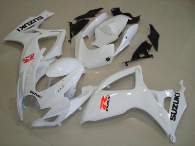 Carena Moto Suzuki GSXR 600 / GSXR 750 2004-2005 - Bianco Rosso Nero