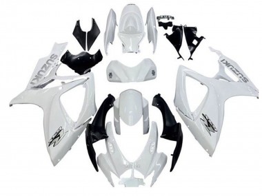 Carena Moto Suzuki GSXR 600 / GSXR 750 2006-2007 - Bianco Nero