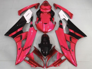 Carena Moto Yamaha YZF R6 2006-2007 - Bianco Rosso Nero Lucido
