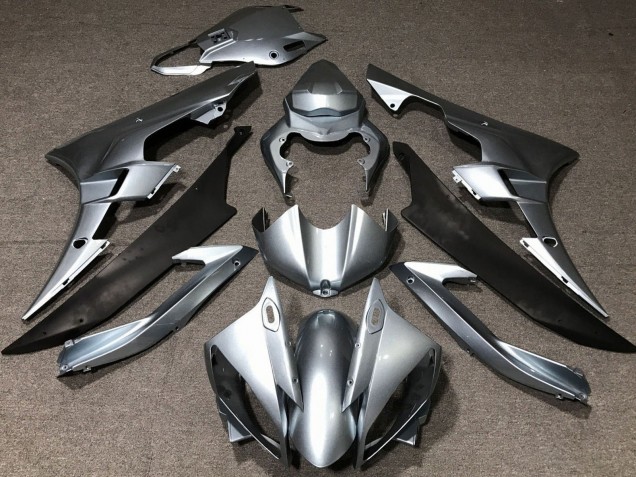Carena Moto Yamaha YZF R6 2006-2007 - Argento Nero Opaco