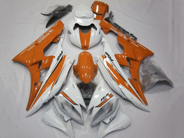 Carena Moto Yamaha YZF R6 2006-2007 - Bianco Arancia