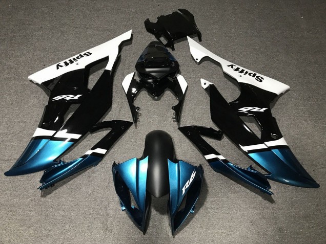 Carena Moto Yamaha YZF R6 2008-2016 - Bianco Blu Nero Spiffy