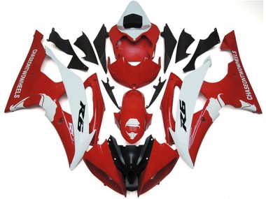 Carena Moto Yamaha YZF R6 2008-2016 - Bianco Rosso Nero