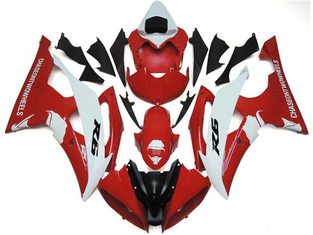 Carena Moto Yamaha YZF R6 2008-2016 - Bianco Rosso Nero
