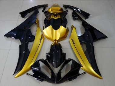 Carena Moto Yamaha YZF R6 2008-2016 - Oro Nero Lucido