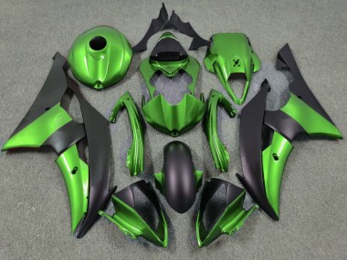 Carena Moto Yamaha YZF R6 2008-2016 - Verde Nero Opaco