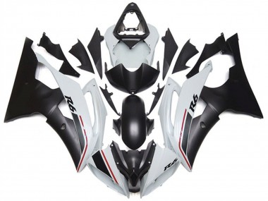 Carena Moto Yamaha YZF R6 2008-2016 - Bianco Nero Opaco Rosso