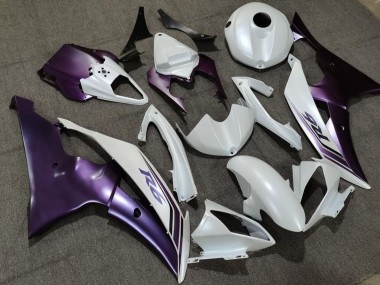 Carena Moto Yamaha YZF R6 2008-2016 - Bianco Viola