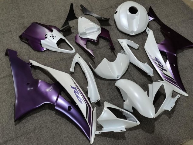 Carena Moto Yamaha YZF R6 2008-2016 - Bianco Viola