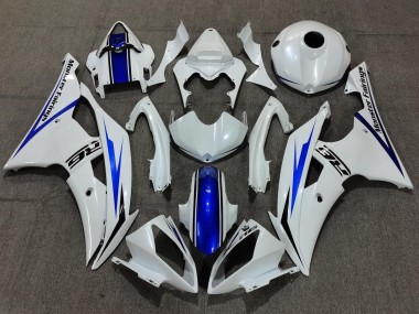 Kit Carena Moto ABS Yamaha YZF R6 2008-2016 - Bianco Blu