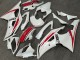 Kit Carena Moto ABS Yamaha YZF R6 2008-2016 - Bianco Perla Rosso