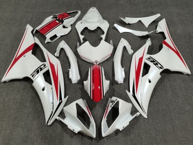 Kit Carena Moto ABS Yamaha YZF R6 2008-2016 - Bianco Perla Rosso