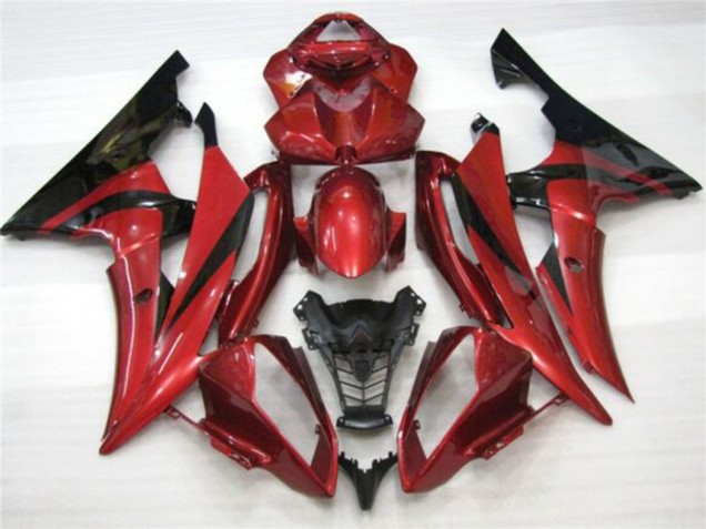 Carena Moto Yamaha YZF R6 2008-2016 - Rosso Nero