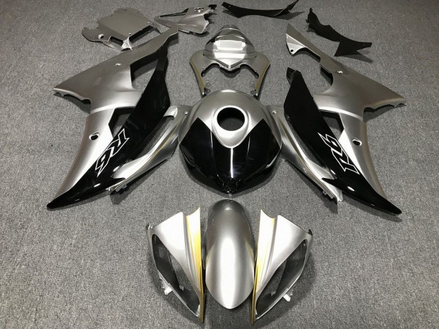 Carena Moto Yamaha YZF R6 2008-2016 - Argento Oro Nero