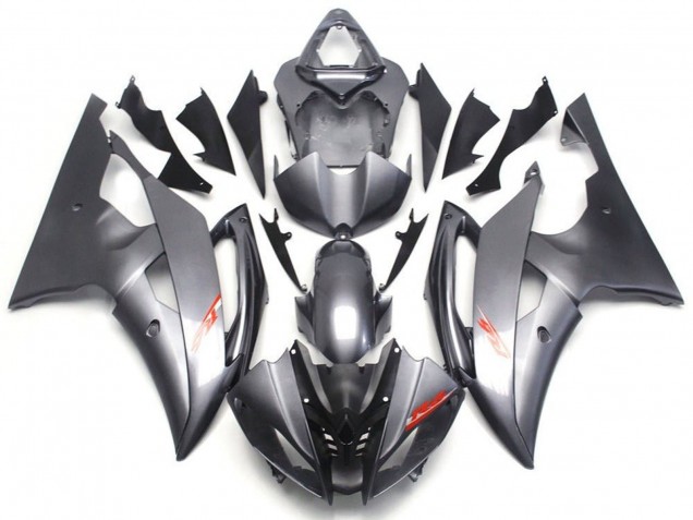 Carena Moto Yamaha YZF R6 2008-2016 - Grigio Rosso Decals