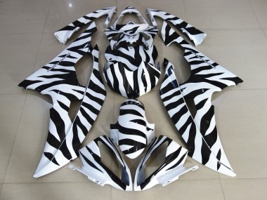 Carena Moto Yamaha YZF R6 2008-2016 - Bianco Nero Zebra