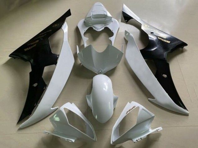 Carena Moto Yamaha YZF R6 2008-2016 - Bianco Nero