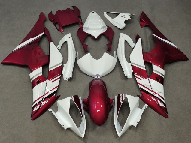 Carena Moto Yamaha YZF R6 2008-2016 - Bianco Caramella Rosso
