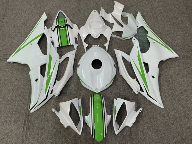 Carena Moto Yamaha YZF R6 2008-2016 - Bianco Verde