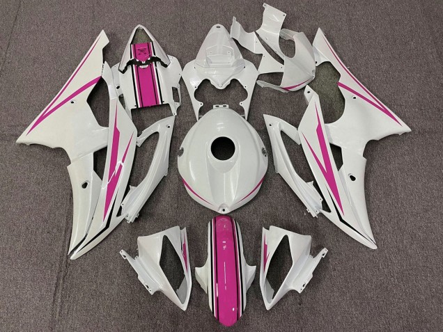 Carena Moto Yamaha YZF R6 2008-2016 - Bianco Rosa
