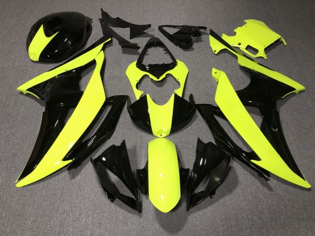Carena Moto Yamaha YZF R6 2008-2016 - Giallo Nero Lucido