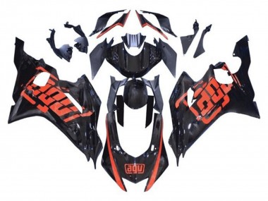 Carena Moto Yamaha YZF R6 2017-2023 - Nero Lucido Rosso AGV