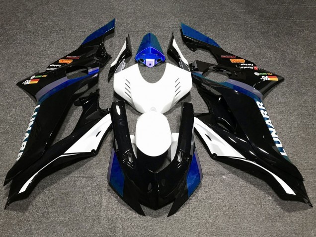Carena Moto Yamaha YZF R6 2017-2023 - Bianco Blu Nero Lucido