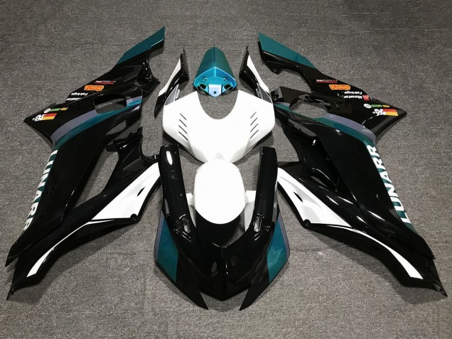 Carena Moto Yamaha YZF R6 2017-2023 - Bianco Blu Verde Acqua Nero Lucido