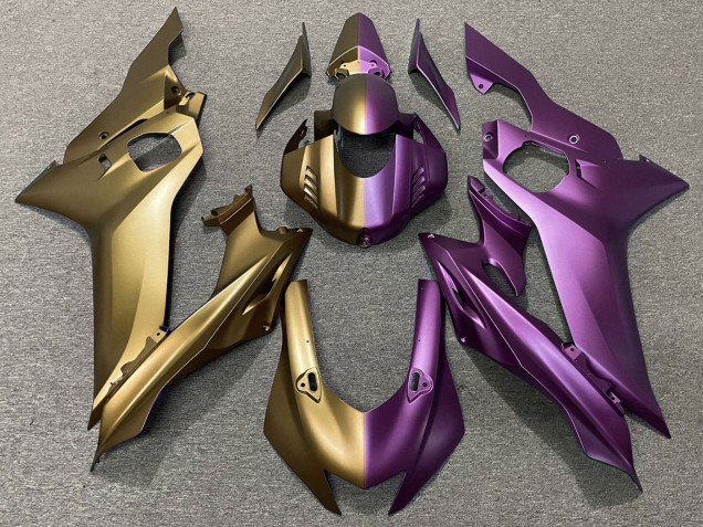 Carena Moto Yamaha YZF R6 2017-2023 - Oro Opaco Viola Diviso