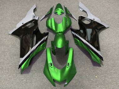 Carena Moto Yamaha YZF R6 2017-2023 - Grigio Verde Nero Lucido