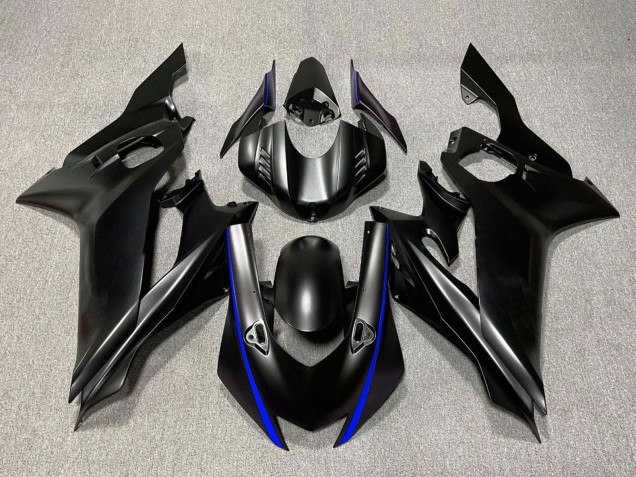 Carena Moto Yamaha YZF R6 2017-2023 - Nero Opaco Blu