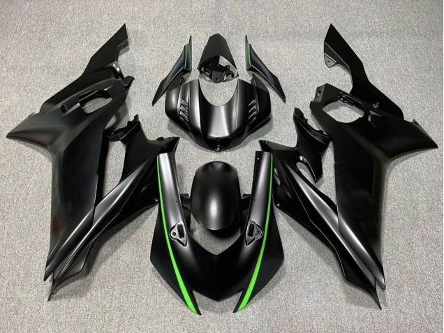 Carena Moto Yamaha YZF R6 2017-2023 - Nero Opaco Verde