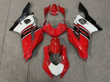 Carena Moto Yamaha YZF R6 2017-2023 - Bianco Rosso Nero Opaco