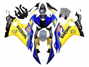 Carena Moto Yamaha YZF R6 2017-2023 - Giallo Blu Nero Bardahl
