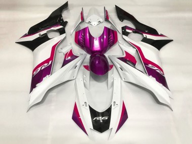 Carena Moto Yamaha YZF R6 2017-2023 - Bianco Rosso Viola Nero