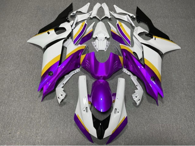 Carena Moto Yamaha YZF R6 2017-2023 - Bianco Blu Viola Nero