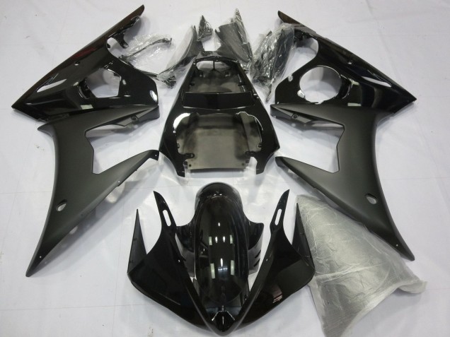 Carena Moto Yamaha YZF R6 2005 - Nero Lucido Nero Opaco
