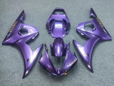 Carena Moto Yamaha YZF R6 2003-2004 - Viola Oro Decals