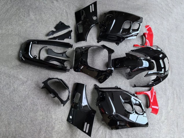 Carena Moto Honda CBR1000F Hurricane 1987-1988 - Nero Lucido Rosso