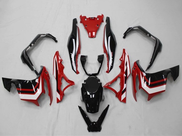 Carena Moto Honda ADV150 2018-2021 - Bianco Rosso Nero Lucido