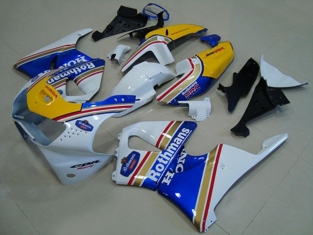 Carena Moto Honda CBR900RR 919 1998-1999 - Bianco Blu Giallo Rothmans